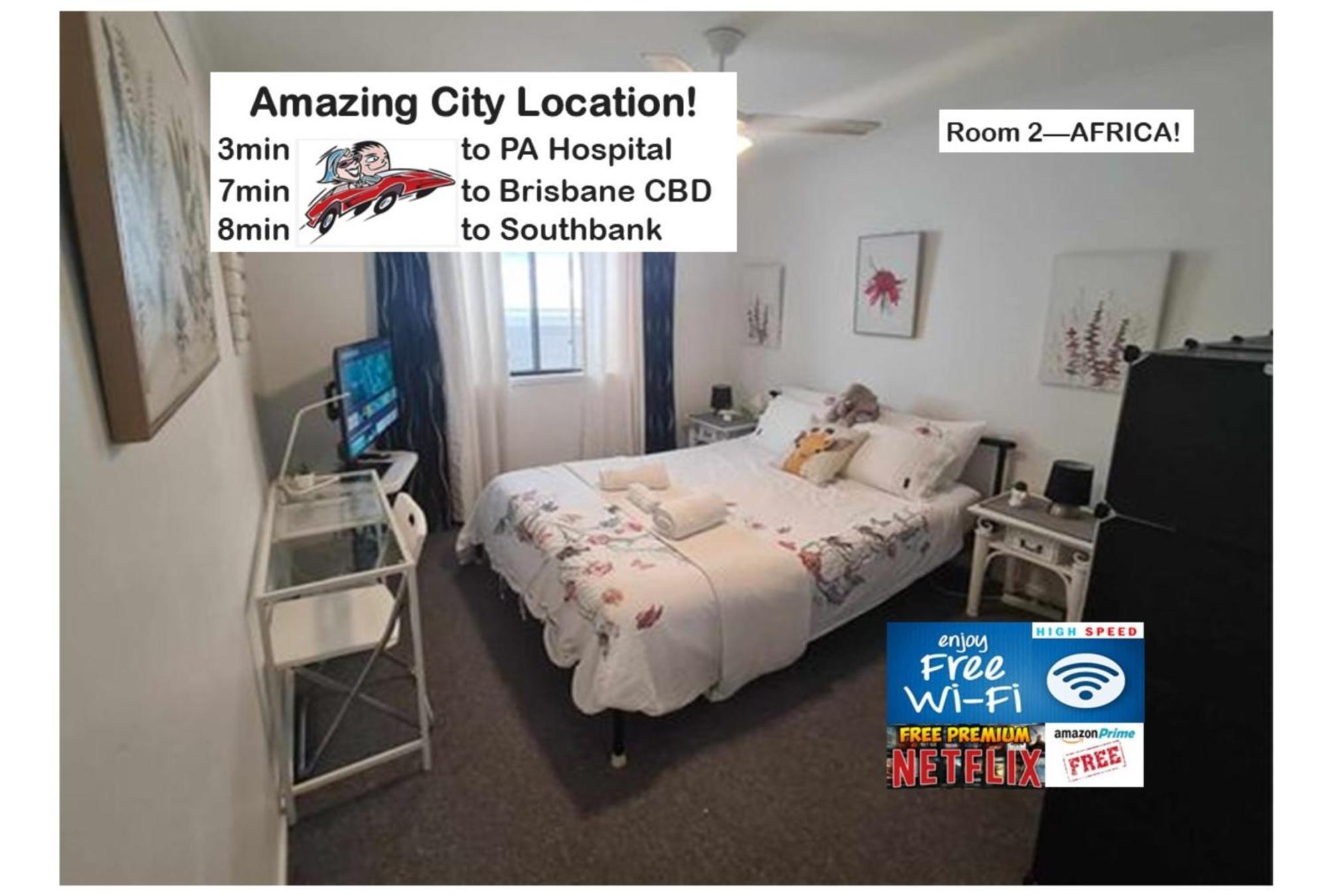 Amazing City Location-Private Room In A Share House-2 Rooms Available!! Brisbane Exterior photo